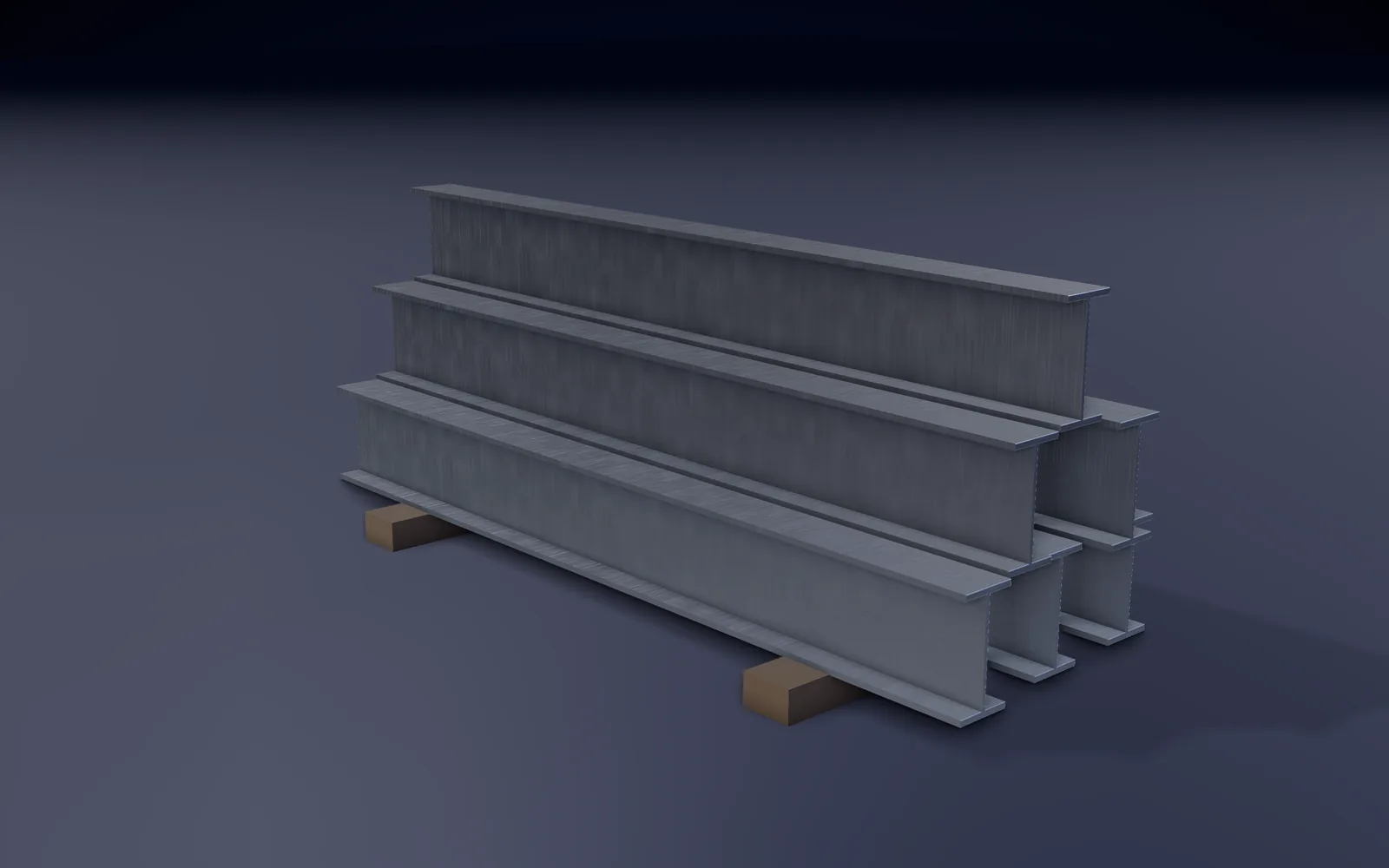 Studio render of I-Beam / H-Beam