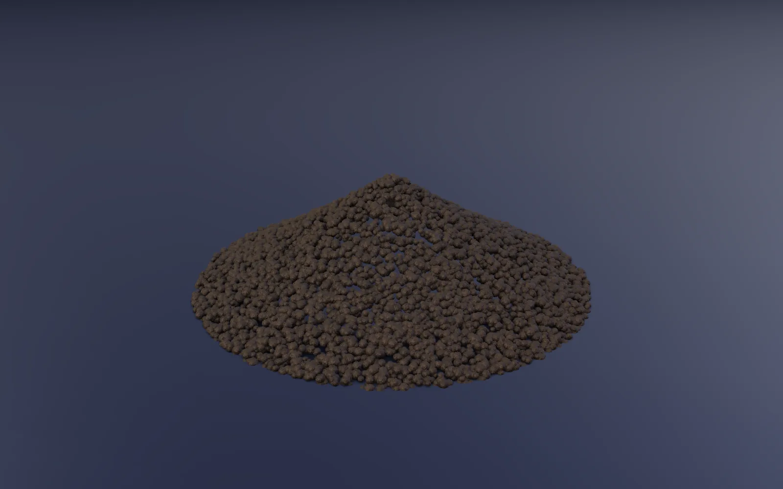 Studio render of Sponge Iron (DRI)