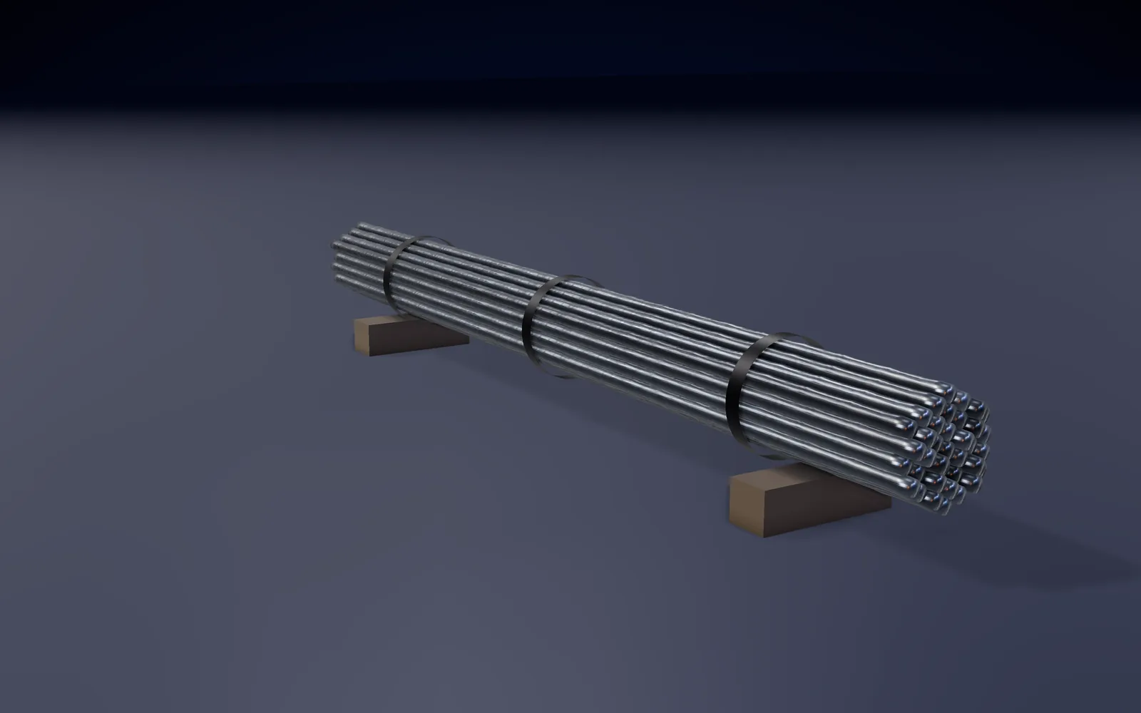 Studio render of Steel Rebar